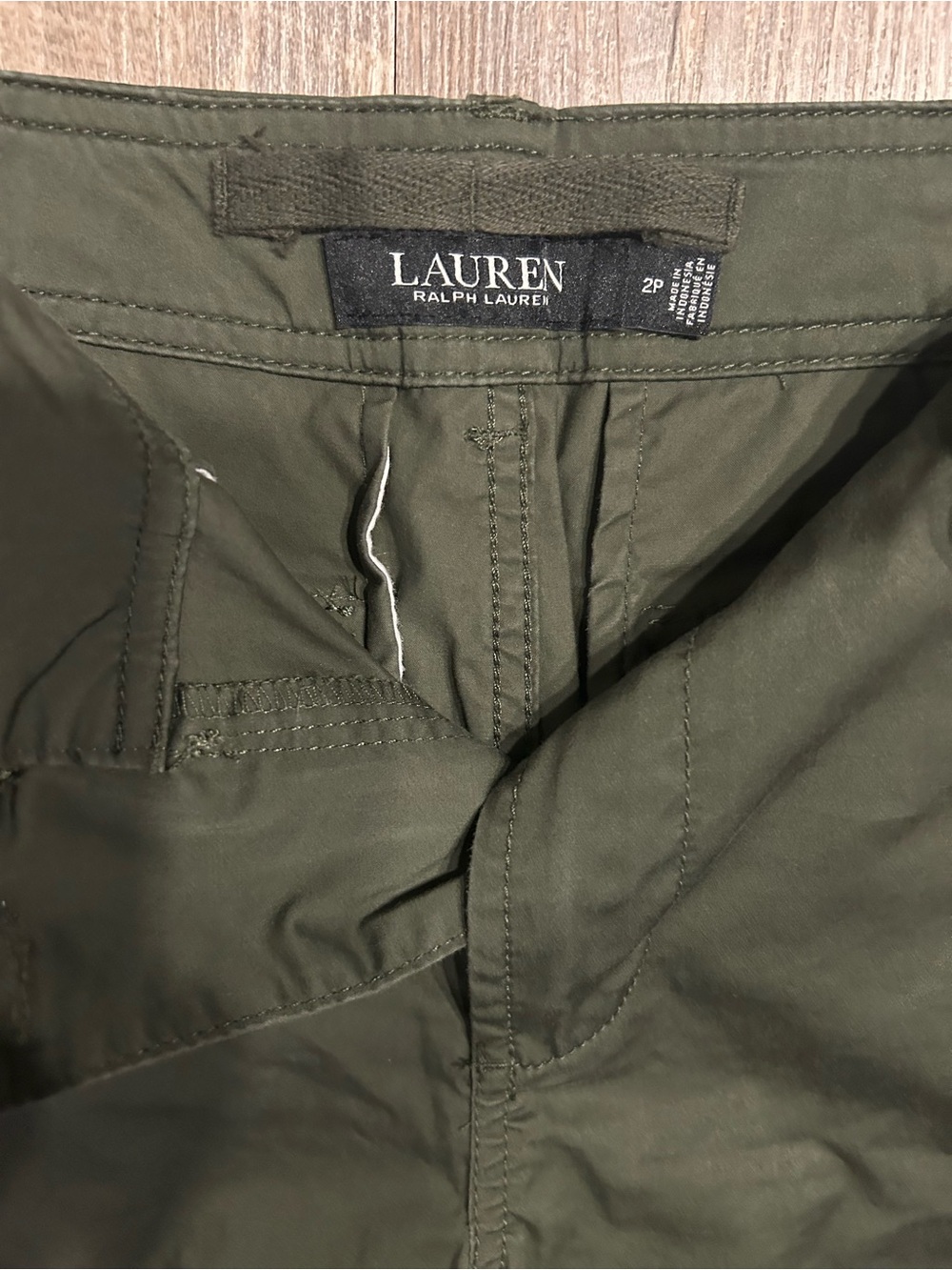 Ralph Lauren Dark Olive Green Cargo Pants - Picture 5 of 10